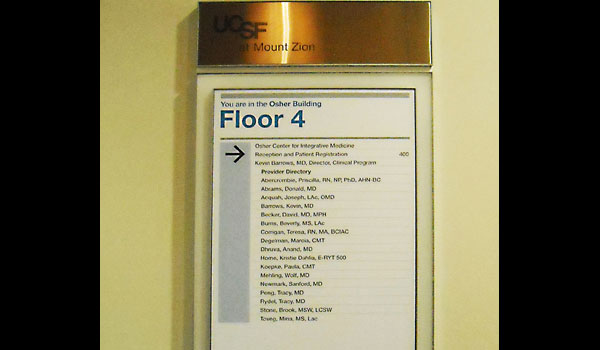 Floor 4 Directory Panel