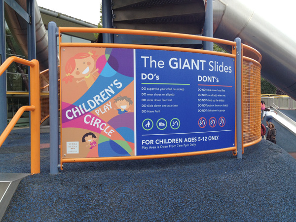 Giant Slides Yerba Buena Playground
