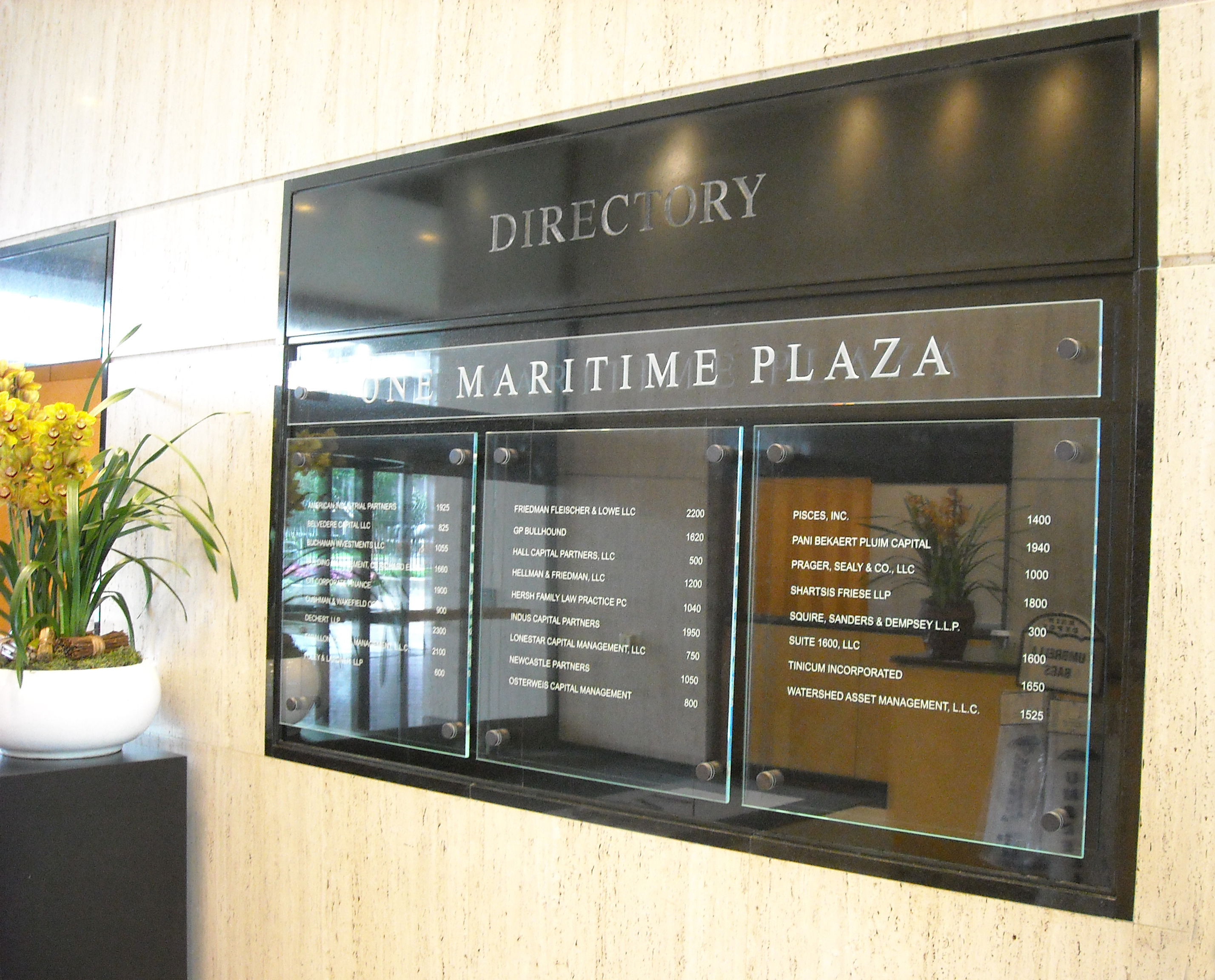One Maritime Plaza Directory