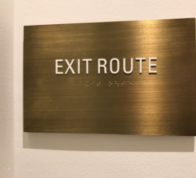 Code (Compliant) Signage-3 | LaHue And Associates